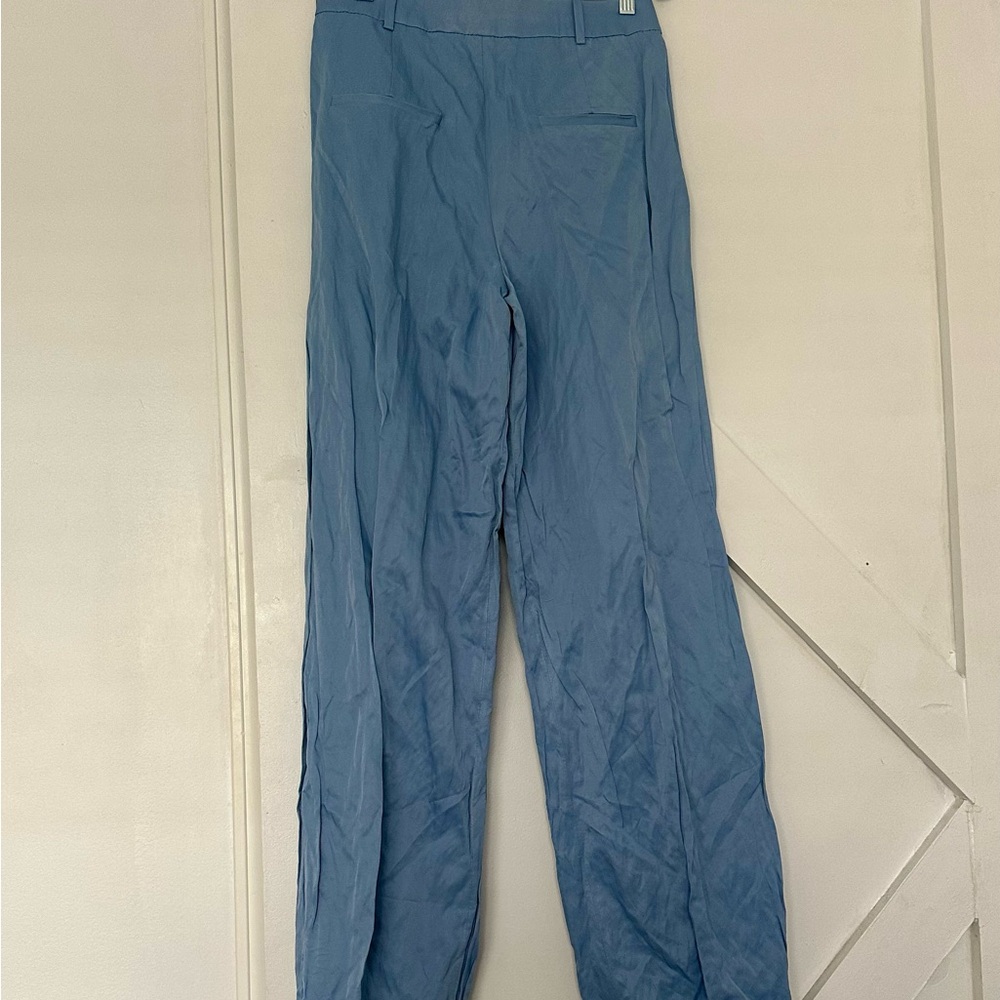 Zara Blue Wide Leg Pants